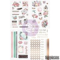 Набор наклеек Prima - Havana Rose Stickers, 4 листа, 11х22 см, 114 штук - ScrapUA.com
