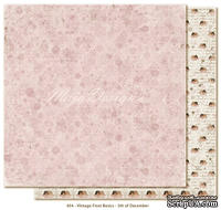 Двусторонний лист скрапбумаги от Maja Design - Vintage Frost Basics - 5th of Dec