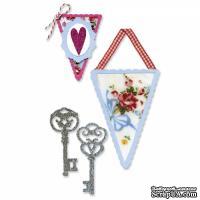 Лезвие от Sizzix - Tim Holtz Sizzix Banners &amp; Keys Set, 2 шт. - ScrapUA.com
