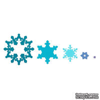 Лезвия от Sizzix - Framelits Die Set  - Snowflakes, 3 шт