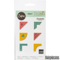 Ножи для вырубки от Sizzix - Thinlits Dies By Carrotcake - Creative Corners - ScrapUA.com
