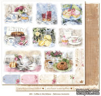 Двусторонний лист бумаги для скрапбукинга от Maja Design - Coffee in the Arbour - Delicious moments, 30x30 см