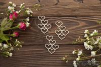 Чипборд от WOODchic - Набор &quot;Фон сердечный (мал.)&quot;, 5.3х4 см - ScrapUA.com