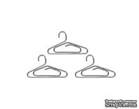 Украшения от 7 Gypsies  - Скрепки-тремпельки - Metal Hangers: Antique Silver, 12 шт., серебро - ScrapUA.com