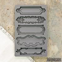 Молды силиконовые от Prima - Iron Orchid Designs - Vintage Art Decor Mould - Object Labels 1