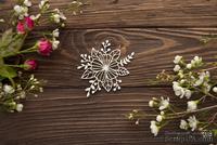 Чипборд от WOODchic - &quot;Цветочная композиция&quot;, 9х7.4 см - ScrapUA.com