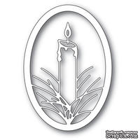 Ножи от Memory Box - Pine Candle Oval Frame craft die - ScrapUA.com