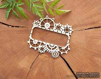 Чипборд от WOODchic - Рамка &quot;Стимпанк с шестернями&quot;, 8х7.2 см - ScrapUA.com
