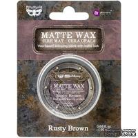 Матовый воск от Prima Marketing - Finnabair Art Alchemy Matte Wax - Rusty Brown, 20 мл