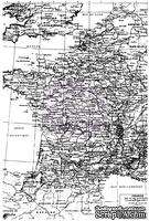 Резиновый штамп от Prima - Cartographer - Map