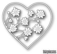 Нож от Memory Box - Drifting Flowers Heart - Сердце с цветами