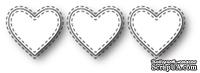 Нож от Memory Box - Triple Stitched Heart - ScrapUA.com