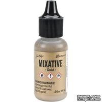  Алкогольные чернила Ranger - Gold Metallic Mixative, 15 мл