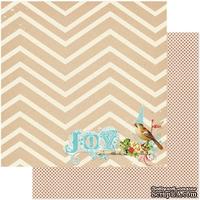 Лист скрапбумаги My Mind&#039;s Eye - Joy, 30х30 см, двусторонняя - ScrapUA.com