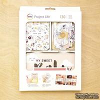 Набор карточек Project Life by Becky Higgins - Value Kit - Little You Girls, 130 элементов