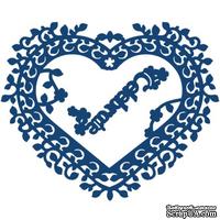 Нож для вырубки от Tattered Lace - Celebrate interlocking die - Сердце - ScrapUA.com
