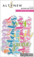 Набор высечек от Altenew - Year-Round Acetate Die Cuts, 12 шт. - ScrapUA.com