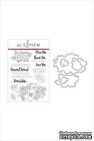 Штампы и ножи от Altenew - Dearest Friend Stamp & Die Bundle