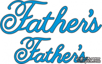 Лезвие Father's от Cheery Lynn Designs, 2 шт.
