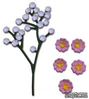 Нож для вырубки от Cheery Lynn Designs - Baby's Breath Flower Kit (Set of 3)