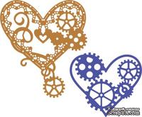 Нож для вырубки от Cheery Lynn Designs - Hearts 'n Gears (Set of 2) (Steampunk Series)
