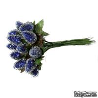 Ягодки темно-синие, 13х1.5см, 1 связка, 12шт.