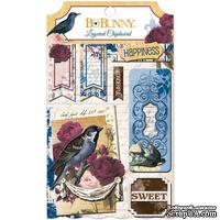 Высечки из чипборда BoBunny - Rose Cafe - Layered Chipboard