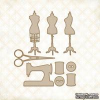 Чипборд Blue Fern Studios - Miss Tailor Set