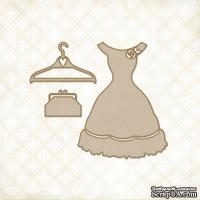Чипборд Blue Fern Studios - Charlotte's Dress Set