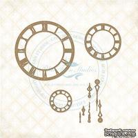 Чипборд Blue Fern Studios - Roman Clock Set - Small