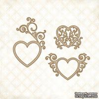 Чипборд Blue Fern Studios - Flourish Hearts - ScrapUA.com