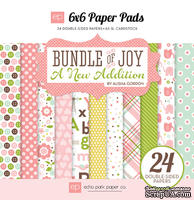 Набор двусторонней бумаги для скрапбукинга от Echo park - Bundle of Joy - A New Addition Girl, 24 листа, 15х15 см - ScrapUA.com