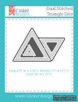 Ножи для вырубки от Lil' Inker Designs - Dual Stitched Triangle Dies