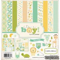 Набор скрапбумаги и декора Carta Bella  - It&#039;s a Boy Collection Kit, 30х30 см - ScrapUA.com