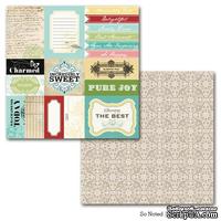 Лист двусторонней бумаги Carta Bella So Noted - Note Cards, размер 30х30 см