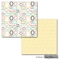 Лист двусторонней бумаги Carta Bella So Noted - Vintage Framess, размер 30х30 см