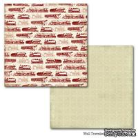 Лист двусторонней бумаги Carta Bella Well Travelled - The Express, размер 30х30 см
