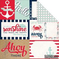 Лист скрапбумаги Carta Bella - Ahoy There - Let's Sail, двусторонняя, 30х30 см