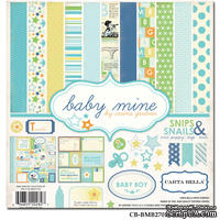 Набор скрапбумаги и декора Carta Bella - Baby Mine Boy, 30х30 см - ScrapUA.com