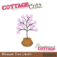 Лезвие CottageCutz - Blossom Tree in a Pot, 10х10 см