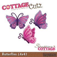 Лезвие CottageCutz - Butterflies, 10х10 см