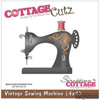 Лезвие CottageCutz Vintage Sewing Machine, 10х10 см - ScrapUA.com
