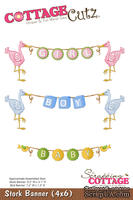Лезвие CottageCutz - Stork Banner, 10х15 см - ScrapUA.com