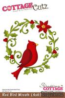 Лезвие CottageCutz Red Bird Wreath, 10х15 см