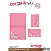 Лезвие CottageCutz Floral Notecard, размер 10х15 см - ScrapUA.com