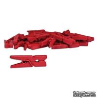 Мини-прищепка Canvas Corp - Red, цвет красный, 1 штука, длина 2,5 см - ScrapUA.com