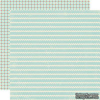 Лист скрапбумаги Lily Bee Design - Hot Cocoa, 30х30 см, двусторонняя