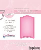 Нож для вырубки от Spellbinders - Tailor-Made Classic Bookplate Template Die