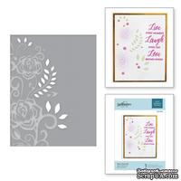 Папка для тиснения от Spellbinders - Rose Flourish Cut and Emboss Folder