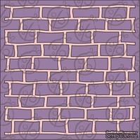 Чипборд. Фон "Кирпичная стена" №1, 15х15 см cb-366